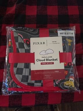 Little Sleepies Pixar Cars Piston Cup Cloud Blanket